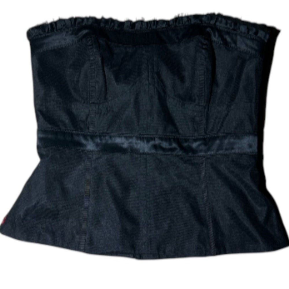 White House Black Market Strapless Corset Top 6